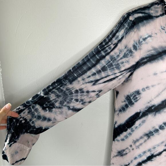 YOUNG FABULOUS & BROKE Tie Dye Top Womens Medium Whimsigoth Fairy Grunge Party - Picture 2 of 8